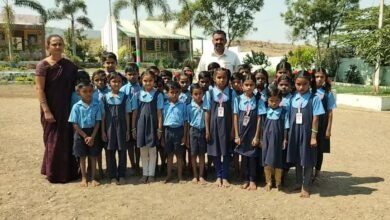 Sangamner: Teacher couple turned barren land into a green garden, set an example of environmental protection