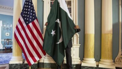 Pakistani diplomat's provocative gesture during protest outside Pakistan High Commission in London angers Indian community