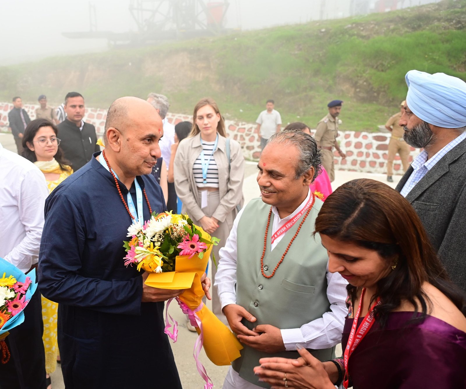 Grand preparations for International Yoga Day in Gairsain, 10 representatives from 8 countries added glory to the event
